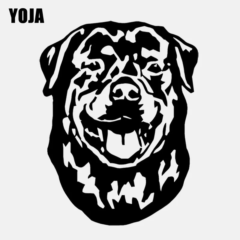 

YOJA 44*57CM Funny Animal ROTTWEILER DOG PVC Decal For Bedroom Home Decor Wall Sticker W3-009