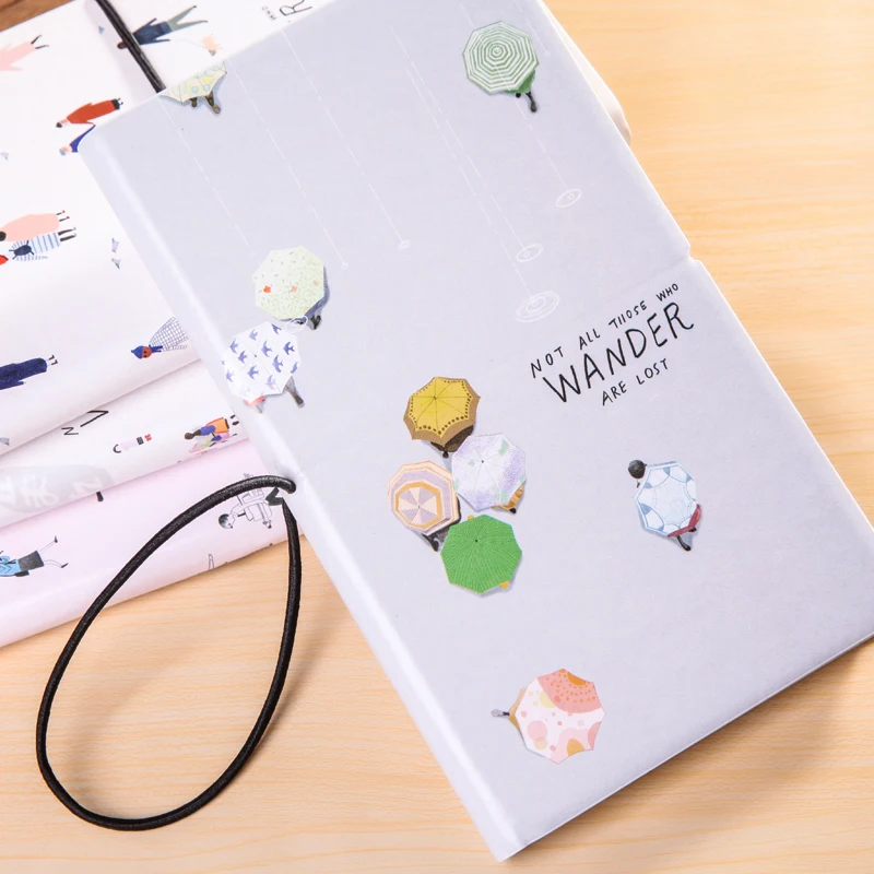 

A6 Elastic Band Notebook Soft Cover 48K Ruled Journal