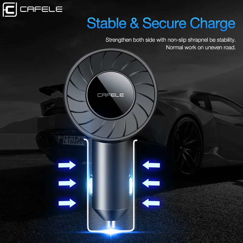 Cafele 4.2A المزدوج USB سيارة شاحن الهاتف مع المصغّر usb نوع C كابل العالمي ل فون سامسونج هواوي شاحن سريع للهاتف المحمول