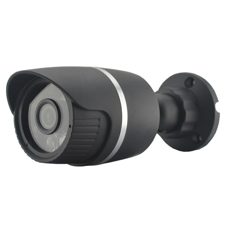 Poe 720P HD 1MP black metal 6IR font b outdoor b font light night vision security
