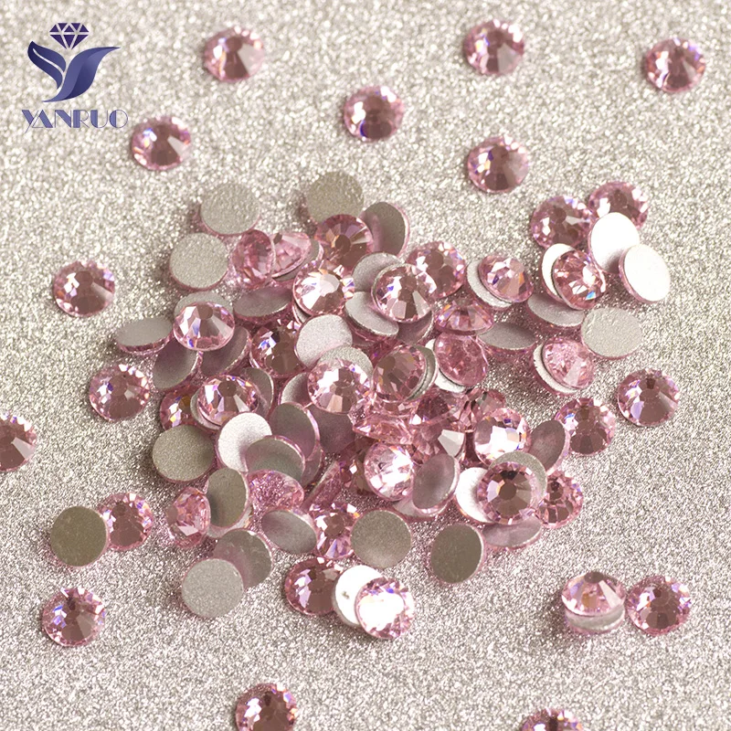 YANRUO SS30-SS34 288 шт светильник Роза исправление стеклянные плоские стразы аппликация