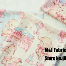 100*140 см маленькая овечка детская комната слюб льняная ткань швейная ткань Сделай Сам ручной работы материал лоскутное платье Лолита занавеска