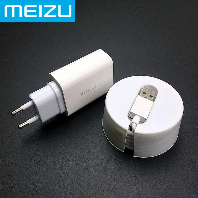 Оригинал MEIZU 16 быстрая Зарядное устройство QC3.0 12V2A Быстрая зарядка для 16th 16x15X8 pro