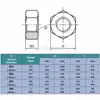 25pcs A2 304 Stainless Steel Metric Thread Hex Hexagonal Full Threaded Original Nut For M2 M3 M4 M5 M6 Screw Bolt ► Photo 3/3