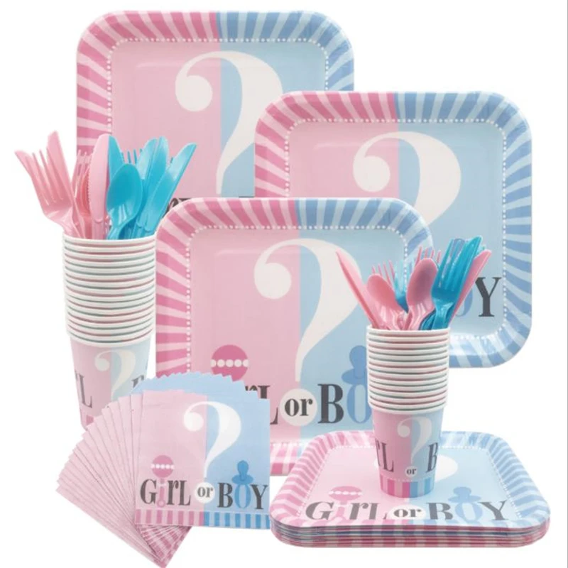 Omilut Gender  Reveal  Party  Supplies  Kit  Balloon Boy or 