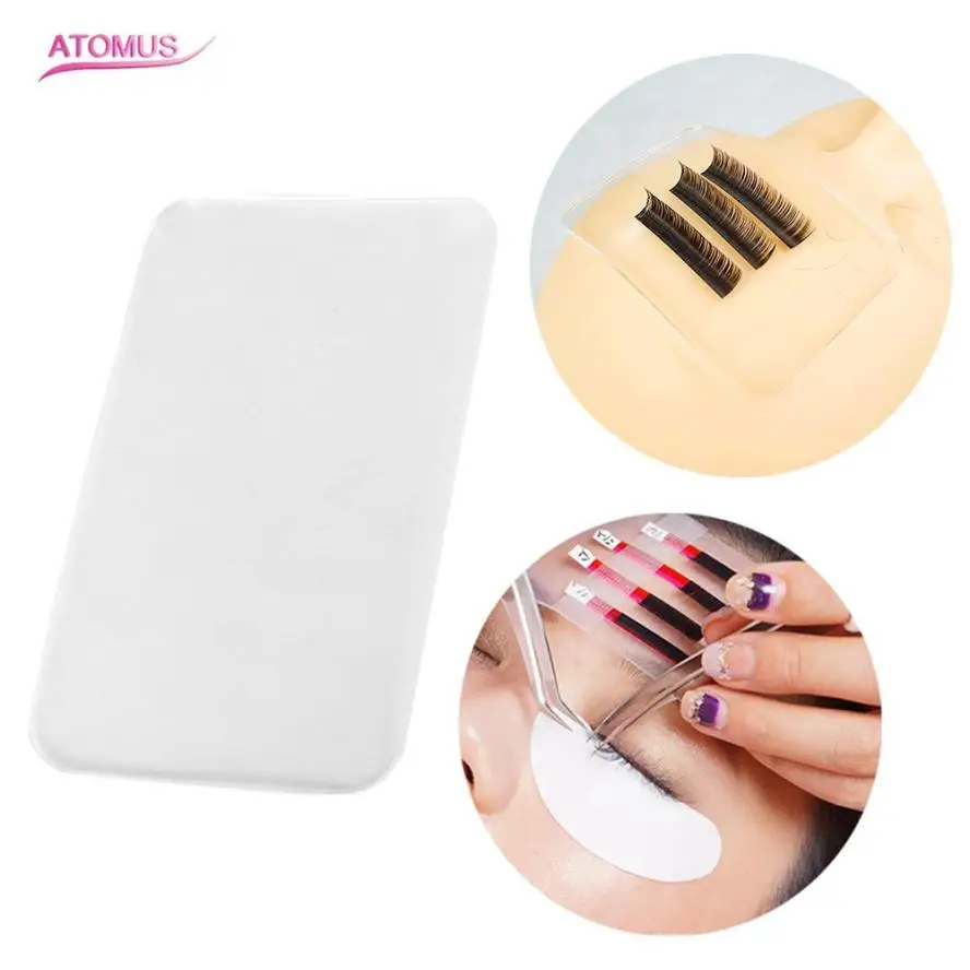 ATOMUS 1PC Silicone Eyelash Extension Stand Pallet Pad Eye Lash Tray