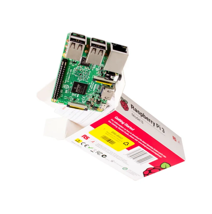 Великобритания сделано Raspberry Pi 3 Model B 1 ГБ ОЗУ четырехъядерный 1,2 ГГц 64 бит процессор WiFi и Bluetooth