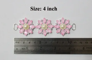 

Free Shipping Wholesale 20 pcs/lot 4'' Rhinestone Connector For Swimming Wear Bikini Connector Headband Connector LSRC92703