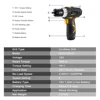 DEKO GCD12DU3 12-Volt Max Lithium-Ion Battery 32N.m 2-Speed Electric Cordless Drill Mini Drill Screwdriver Wireless Power Driver ► Photo 3/6