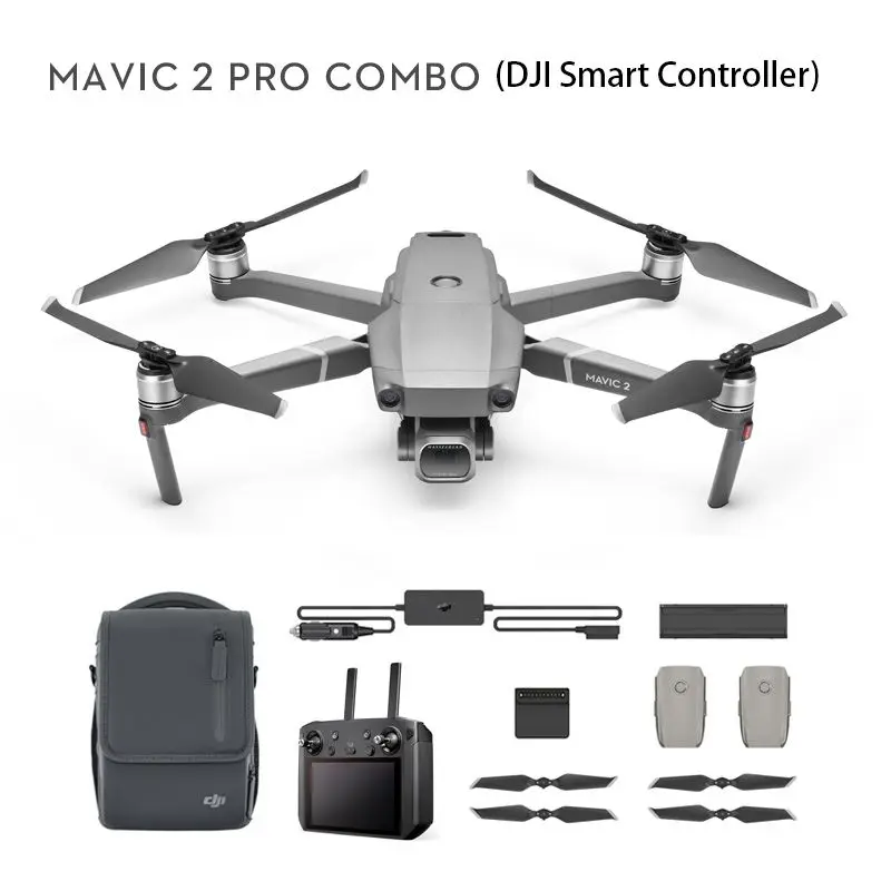 DJI Mavic 2 Pro(умный контроллер DJI) зум " CMOS сенсор камера Регулируемая Диафрагма RC Квадрокоптер с 4K HD камера мини-Дрон - Цвет: M2P Combo Smart RC