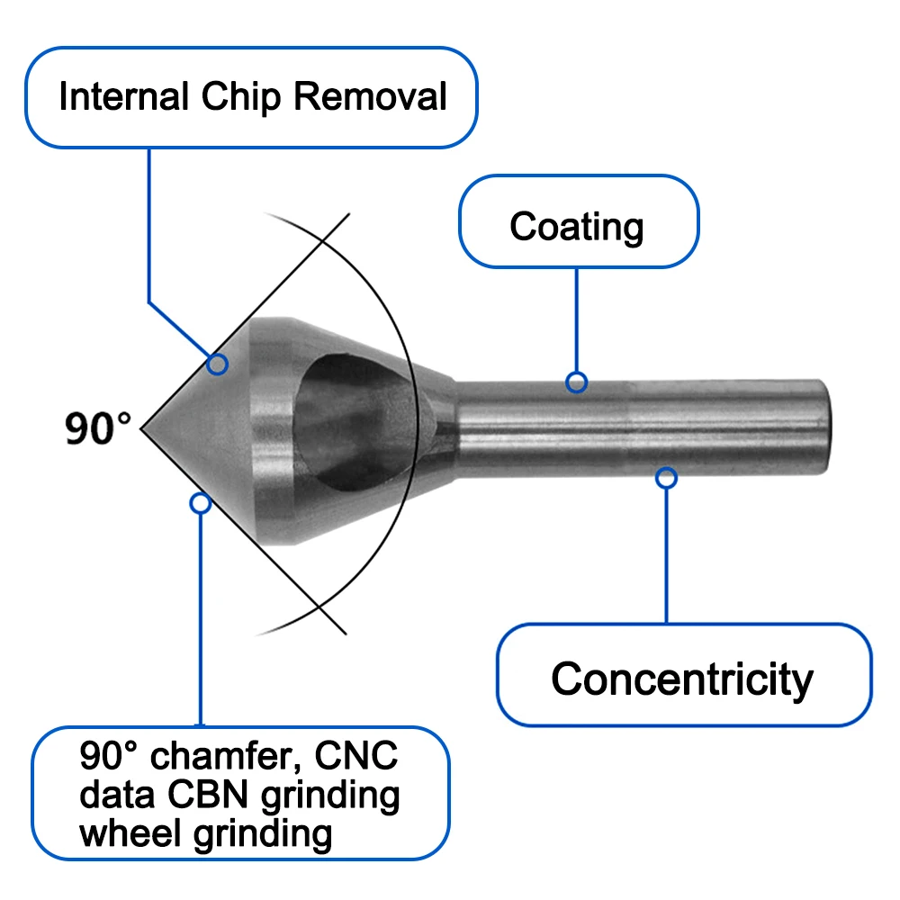 4 шт. зенковки для снятия заусенцев сверла с отверстием конусный резак+ 1 шт. 10 мм треугольные плитки сверла твист сверло для керамической кладки