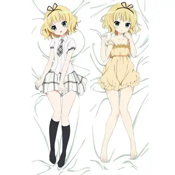 

Japanese Cool Anime Kirima Sharo Is the Order a Rabbit Throw Otaku Dakimakura Gift Bedding Hugging Body Pillow Case 150x50 CM