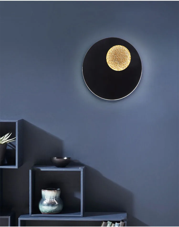 WECUS) современный настенный светильник, художественный креативный настенный светильник для гостиной, дизайнерская модель для спальни, прикроватная лампа