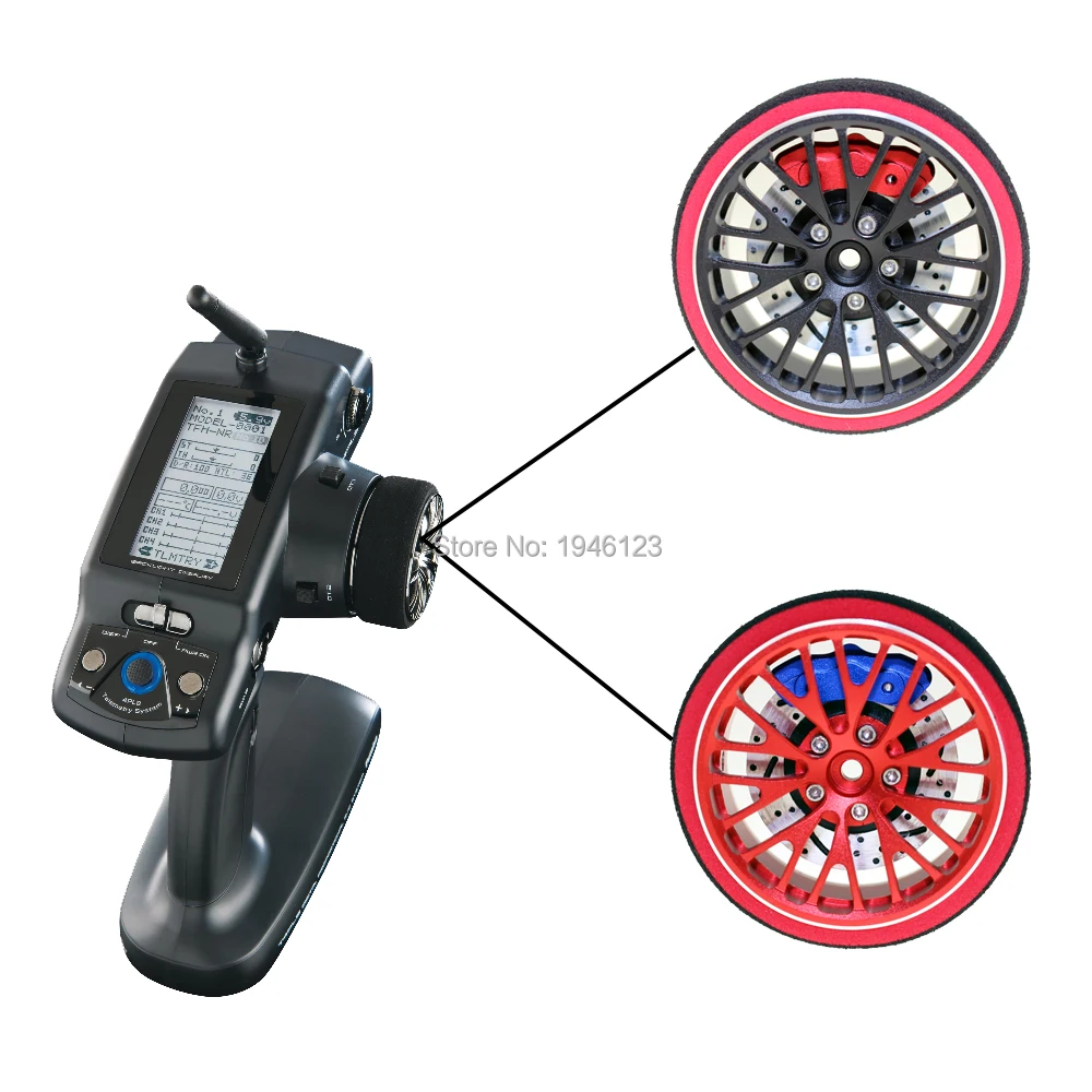 Remote Controler Aluminum Alloy Hand Wheel FUTABA 4PV 4PLS