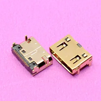 

YuXi 1x Hot sell Gold-plationg 19P HDMI Jack Connector 19Pins HDMI Sockect 4DIP Type