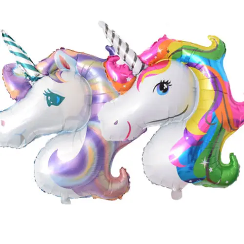 Фестиваль Supershape Rainbow Unicorn Фольга шар День рождения украшения подарок
