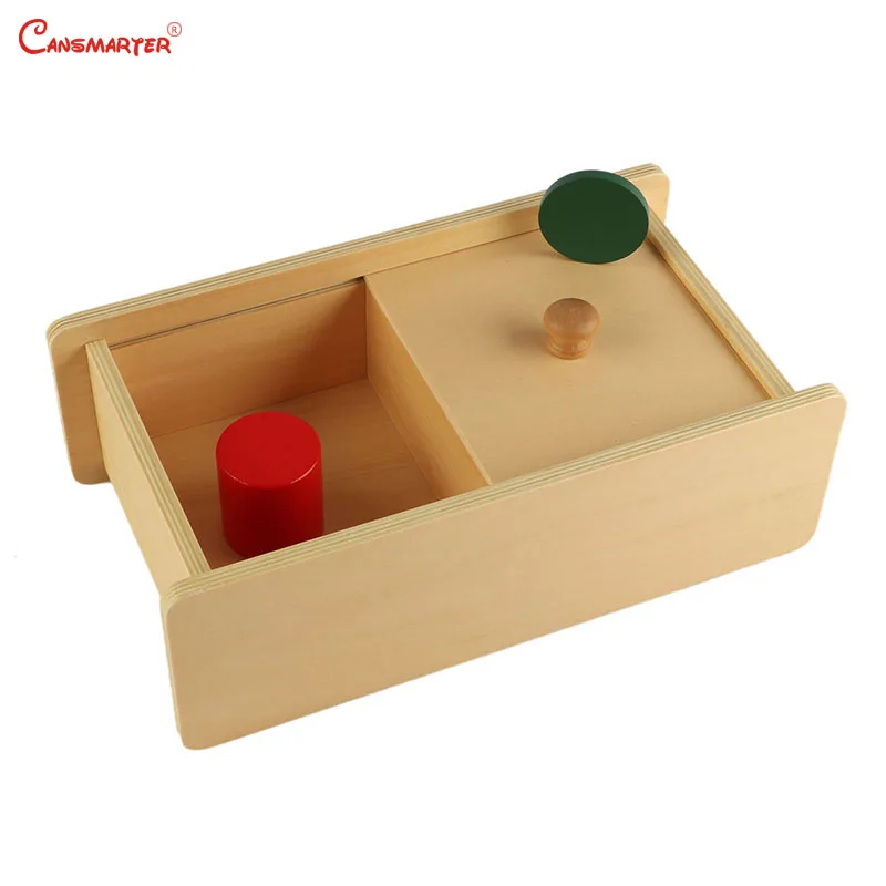  Montessori Sensory Sets Imbucare Box With Flip Lid Educational Toys Geometrics Knitted Ball Teachin - 4000006379624