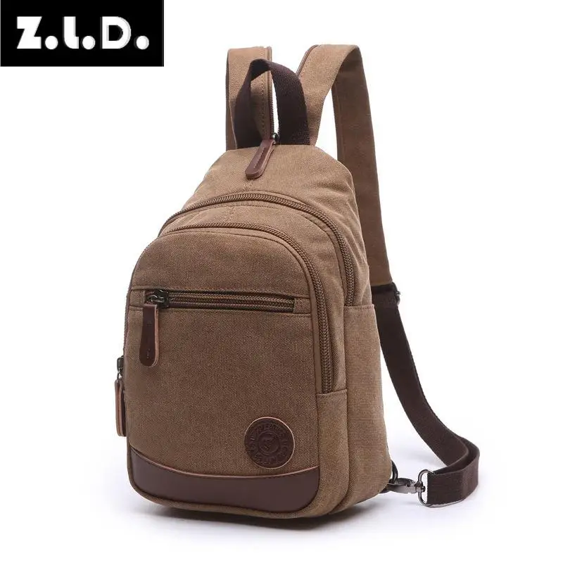 

Z.L.D. New Shoulder Canvas Bag Fashion Bag Men's Large Capacity Backpack Men and women Student Backpack Mochila hombre y mujer