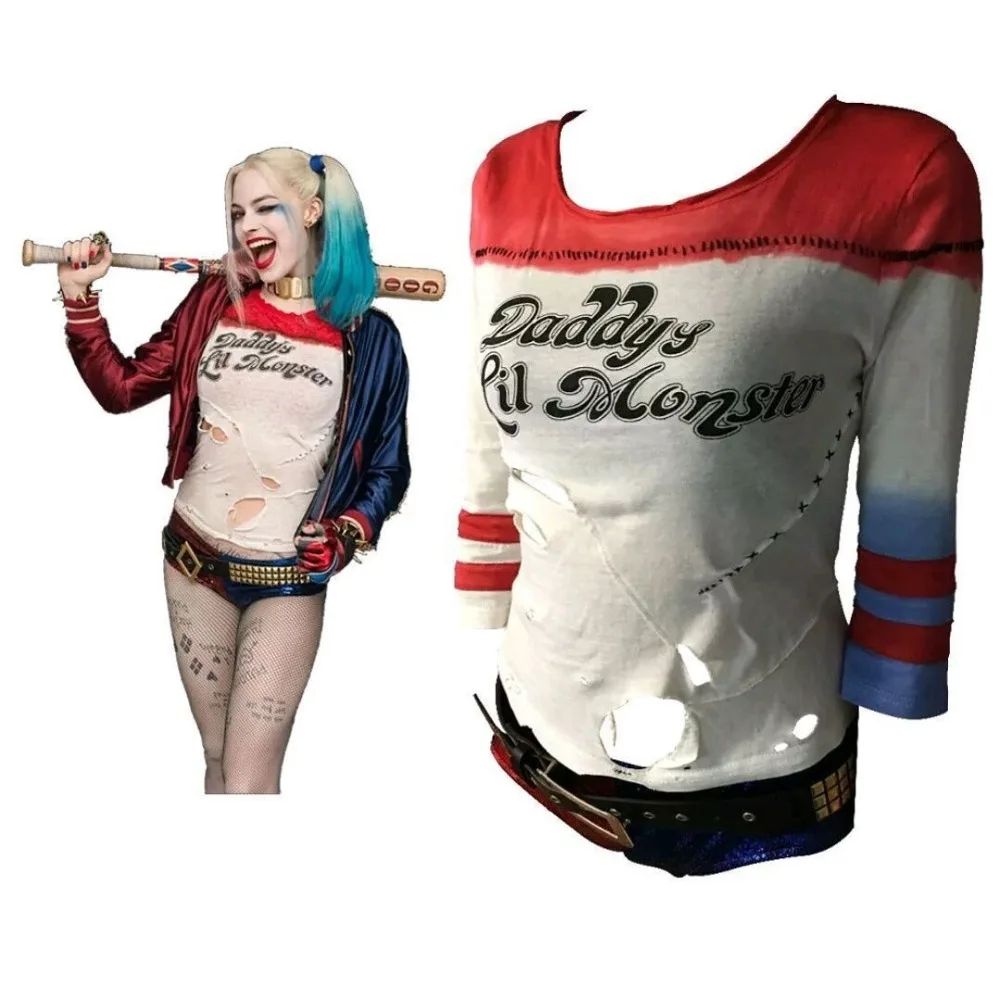 Отряд Самоубийц Harley Quinn карнавальный костюм Бэтмена Аркхема приют Джокер