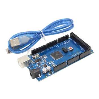 

1Pc 3D Printer Parts MEGA 2560 R3 ATmega2560 R3 AVR USB board + USB Cable for Arduino 2560 MEGA2560 R3
