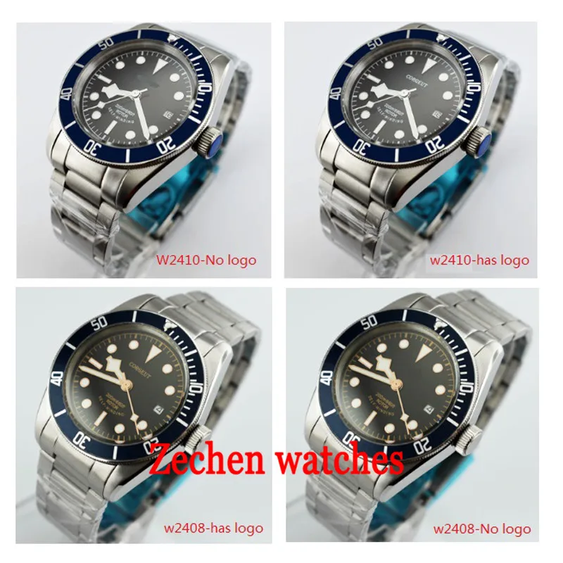 Corgeut 41mm Men's Mechanical Watch Stainless Steel Case Blue Bezel Sapphire Glass Miyota Automatic Mechanical Watch Corgeut 41mm Men's Mechanical Watch Stainless Steel Case Blue Bezel Sapphire Glass Miyota Automatic Mechanical Watch