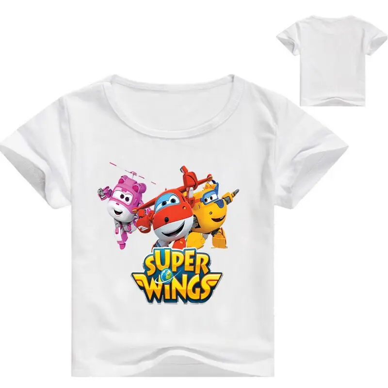 Коллекция года, костюм «Супер Крылья» Детская футболка хлопковые футболки для девочек, топы для детей, розовые рубашки для девочек, летняя одежда школьный спортивный топ - Цвет: color at picture