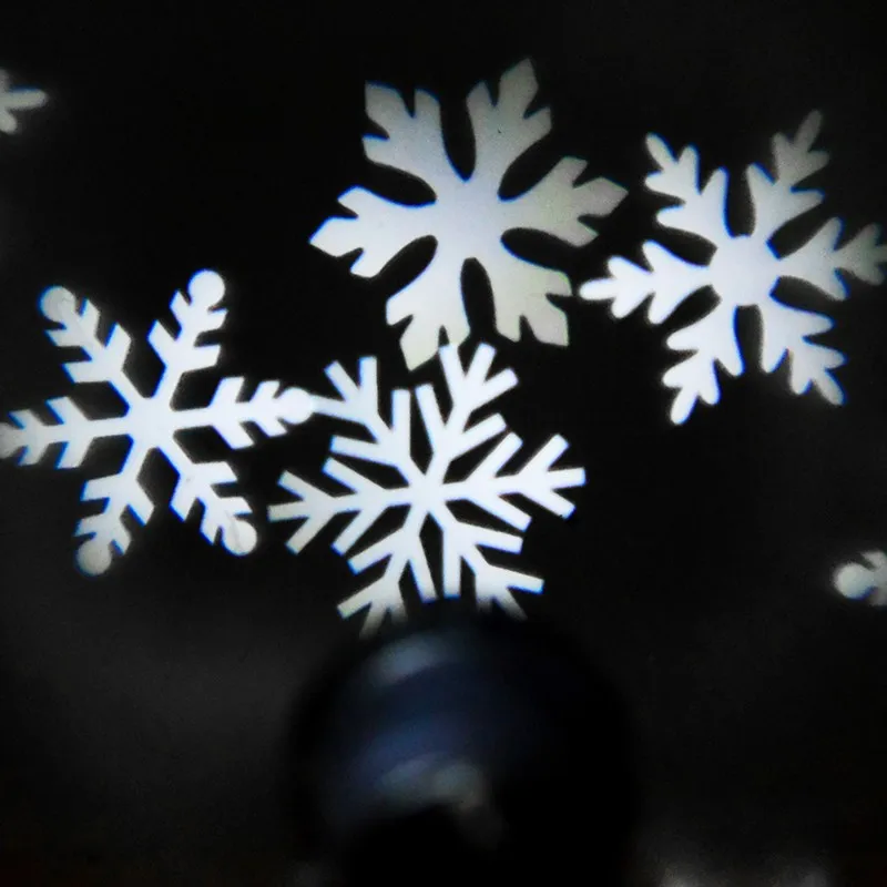 Led Garden White Snowflake Light Projector Outdoor Landscape Lighting Waterproof  Christmas lights  Wedding Party Spotlight Luces Decorativas