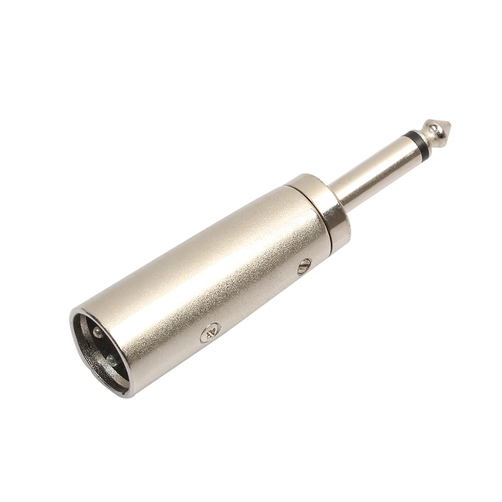3 контактный XLR штекер 1/4 &quot6 35 мм моно для аудио кабеля DJ MIC Adapterhigh quality|Соединители|
