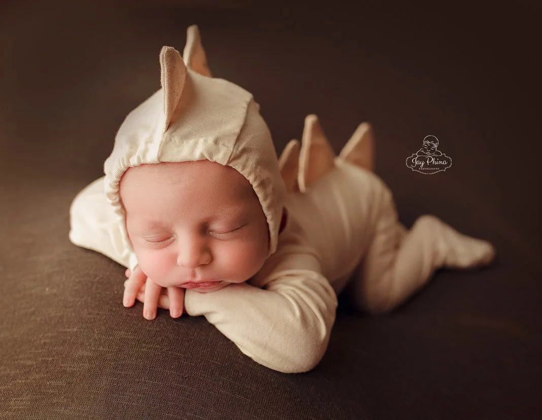 Одежда для фотосъемки новорожденных ромпер с динозавром+ шапка реквизит для фотосъемки новорожденных Фотостудия аксессуары для фотосъемки