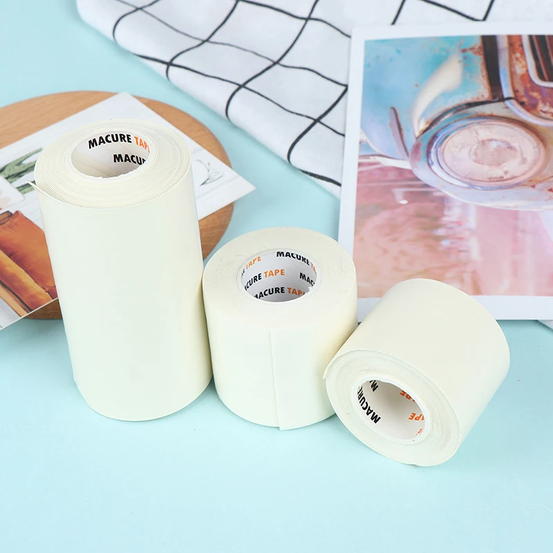 1 x Roll Sponge Beige Premium Adhesive Tape Sport Binding Physio Muscle 25/40/100mm Elastic Bandage Strain Injury Support