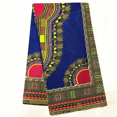 Воск блок ткань африканская ткань для платья воск печать хлопок парча ткань текстиль 6 ярдов Дашики ткань - Цвет: CS551127A02