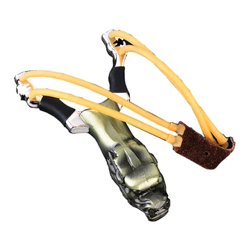

2 Rubber Bands Powerful Slingshot Adult Hunting Folding Wrist Dragon Slingshot Catapult for Outdoor Game
