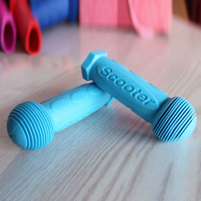 

Children Kids Bike Bicycle Anti-skid Handlebar Skateboard Scooter Colorful Rubber Grip Handle Soft Universal Accessories