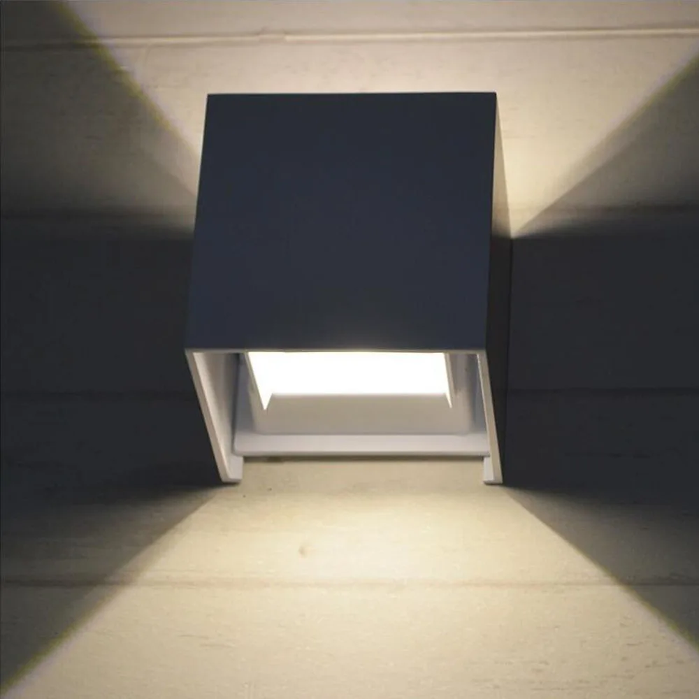 Водонепроницаемый светодиодный настенный светильник 6 W 12 W открытый Водонепроницаемый IP65 современный нордический стиль комнатные настенные лампы Гостиная крыльцо сад лампы