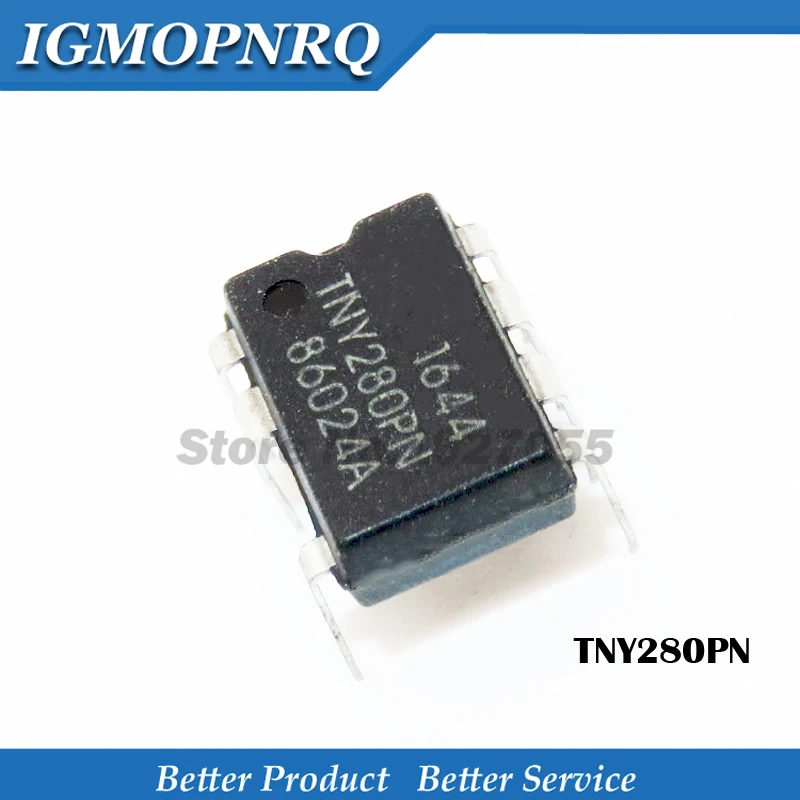 10 шт. TNY280PN DIP-7 TNY280P DIP TNY280 280PN новый оригинальный | Электронные компоненты и