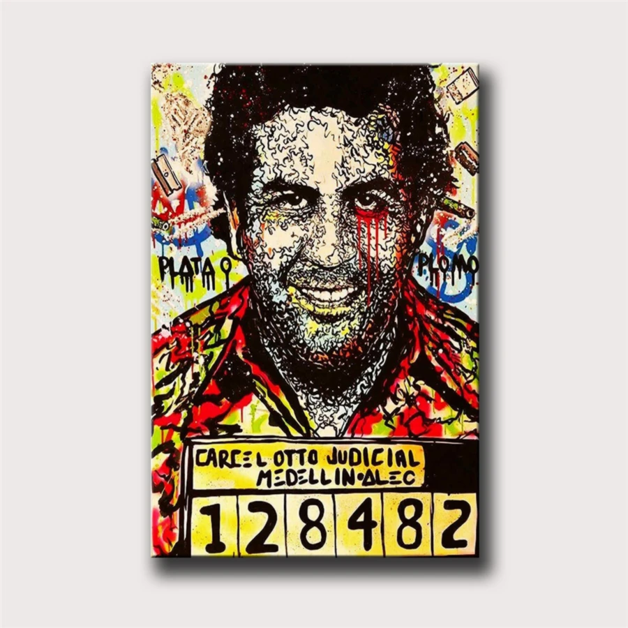 Alec Monopolys Pablo Escobar HD настенная живопись холст с печатью постера декоративная для