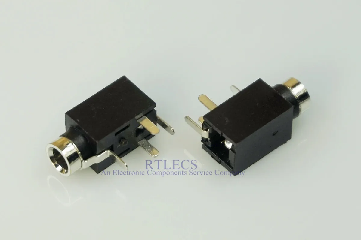 1000pcs stereo Jack sized 2.5mm 4 Pin through hole 4 Pole Rohs New phone jack connector  New Free shipping express