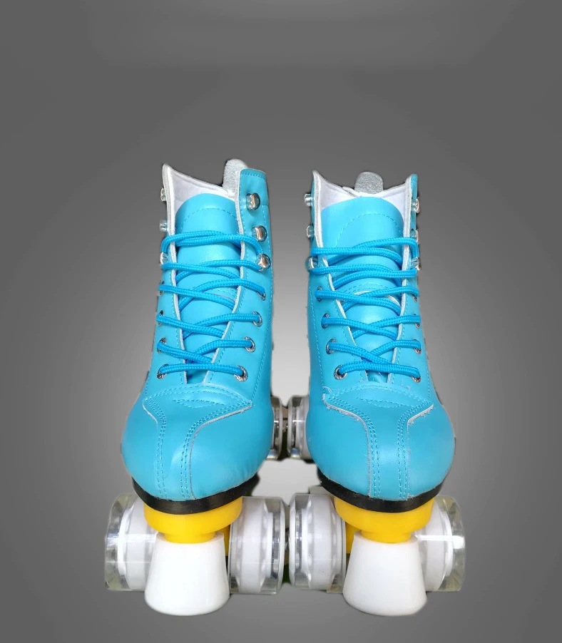 جديد الكبار المزدوج صف زلاجات دوارة الرباعي التزلج على الجليد الكبار الرجال والنساء في الهواء الطلق أحذية التزلج على الجليد