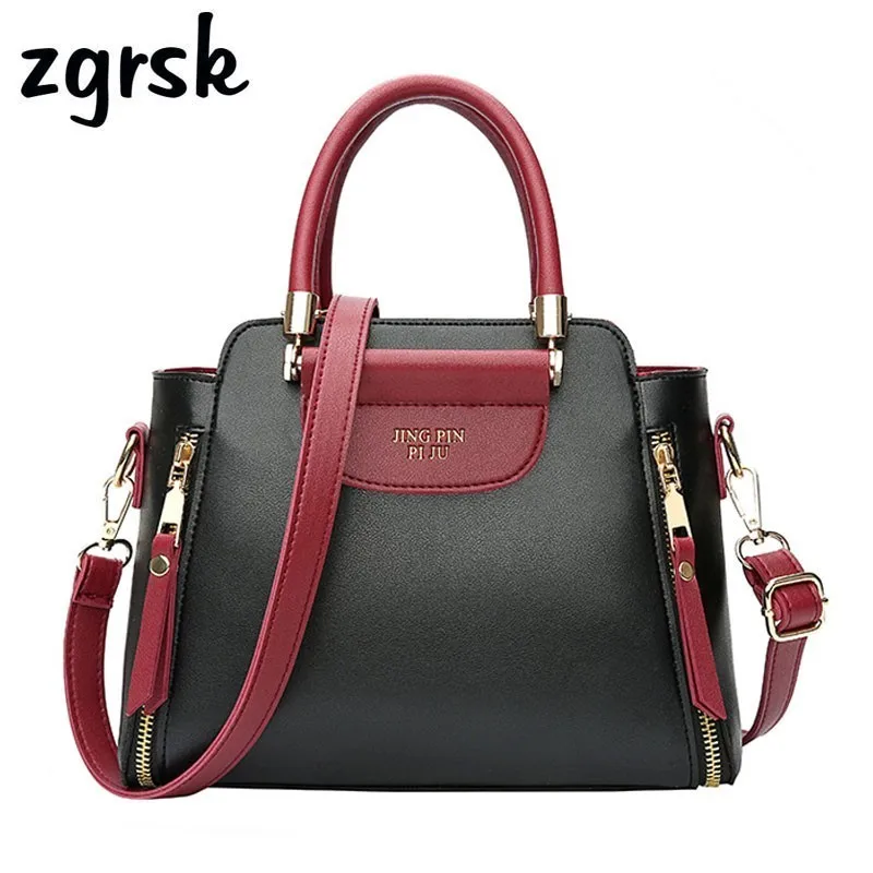 

Luxury Women Bag Pu Leather Handbags Designer Ladies Fashion Tote Bag Women Shoulder Messenger Bags Patchwork Hand Bag Handbag