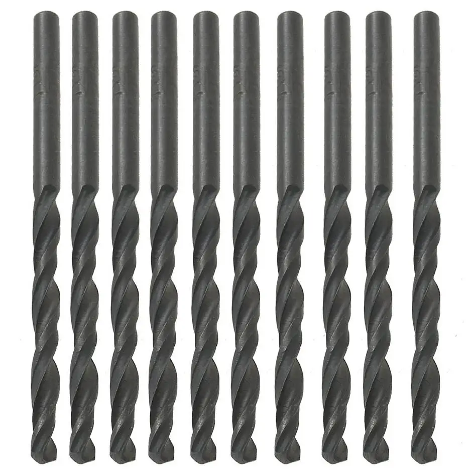 10 Pcs Metal Straight Shank HSS 3.2mm Dia Twist Drill Bitin Drill Bits
