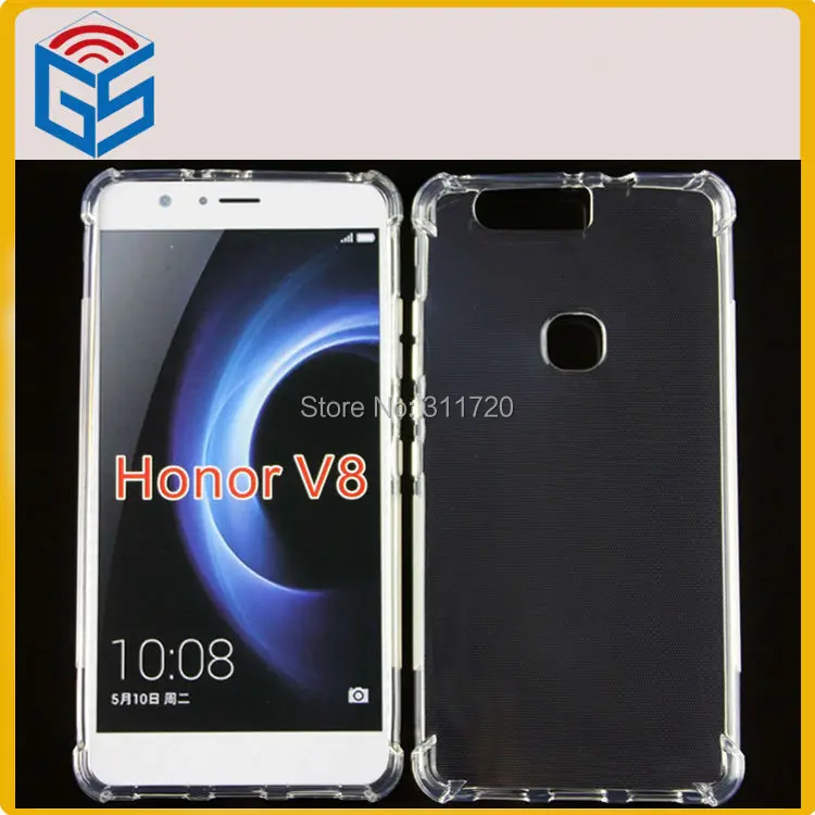 Transparent Soft TPU Cover For Huawei Honor V8 KNT AL10