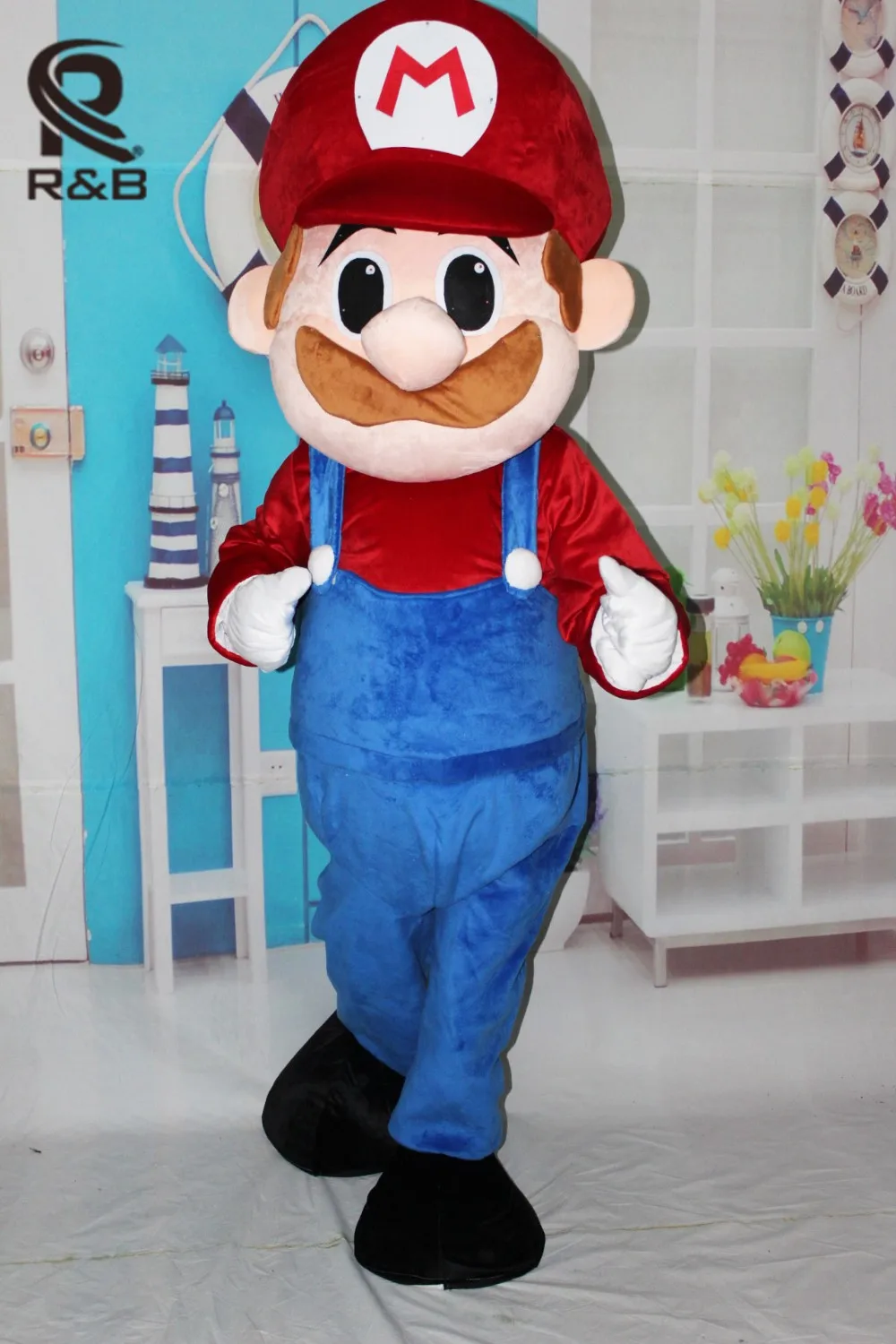 Высокое качество Забавный Хэллоуин Косплэй талисмана Super Mario Luigi братья Необычные Наряжаться вечерние талисмана для взрослых
