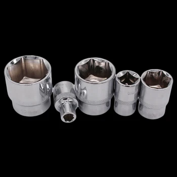 

14mm-24mm Inner Hexagon Wrench Ratchet Socket Wrench Head Sleeve Double End Mini Short Dismountable Torque