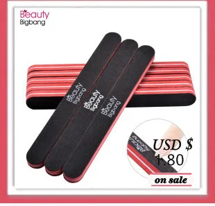 BeautyBigBang пилка для ногтей 100/180 шлифовальный буферный блок для педикюра маникюрный полировальный лак Инструменты Профессиональные двухсторонние пилки для ногтей