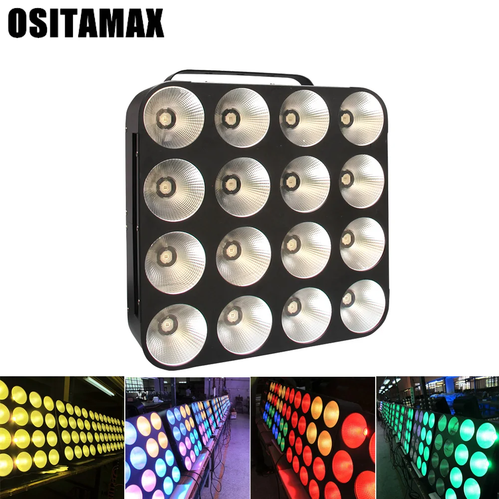 Сцсветильник Guangzhou светодиодная матричная панель Чип 16 шт. 30 Вт 3 в 1 RGB смешивание