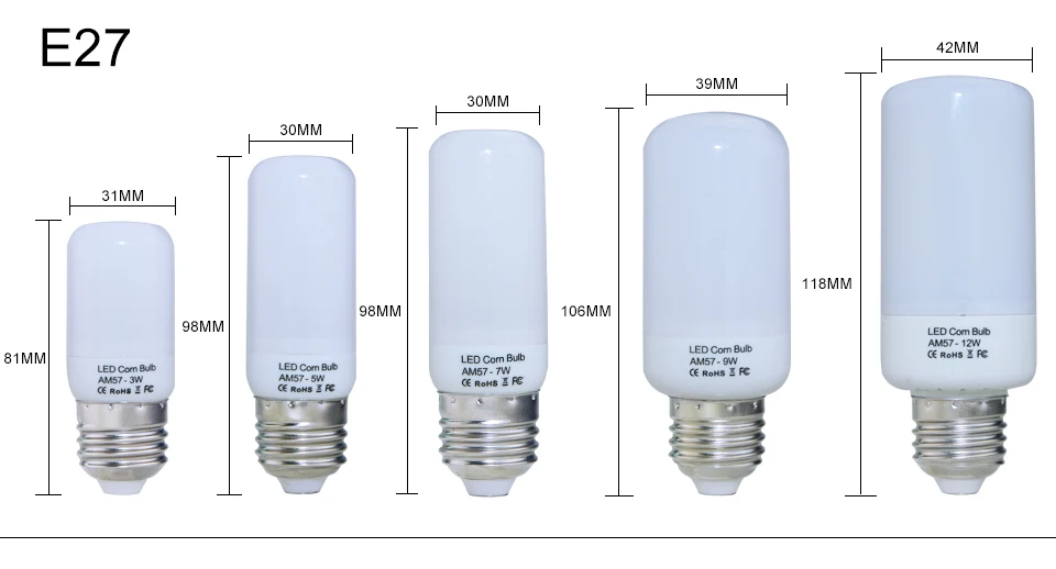 110 в E27 Светодиодный светильник 220 В светодиодный светильник-кукуруза E14 B22 E12 SMD 5736 лампада светодиодный светильник лампа-кукуруза люстра Свеча ампула Bombillas