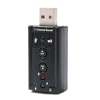 

PROMOTION! Hot 7.1 Channel USB External Sound Card Audio Adapter