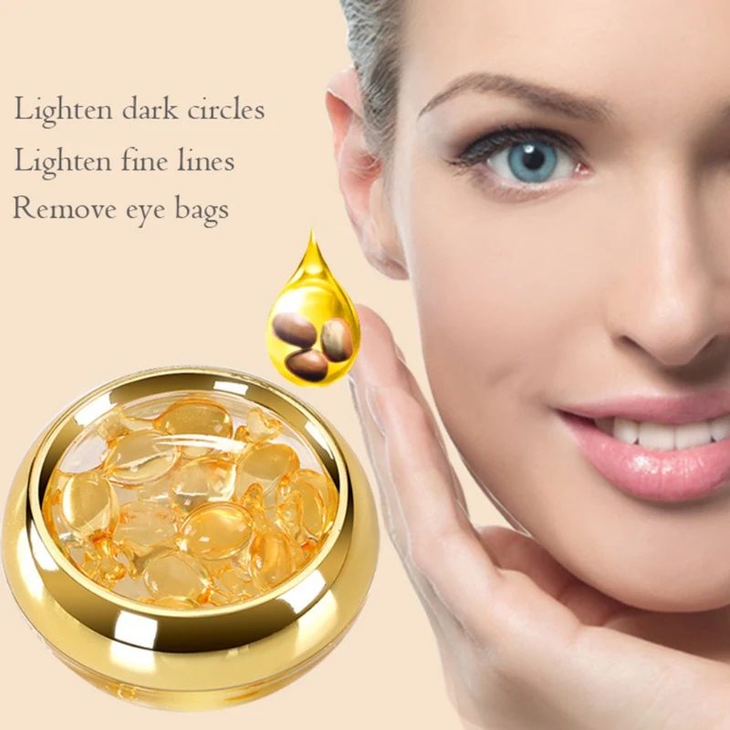 

Fashion Make Up Maquillaje Golden Eye Cream Dark Circle Eye Bag Fine Lines Eye Treatment Firming Eye Essence Cream