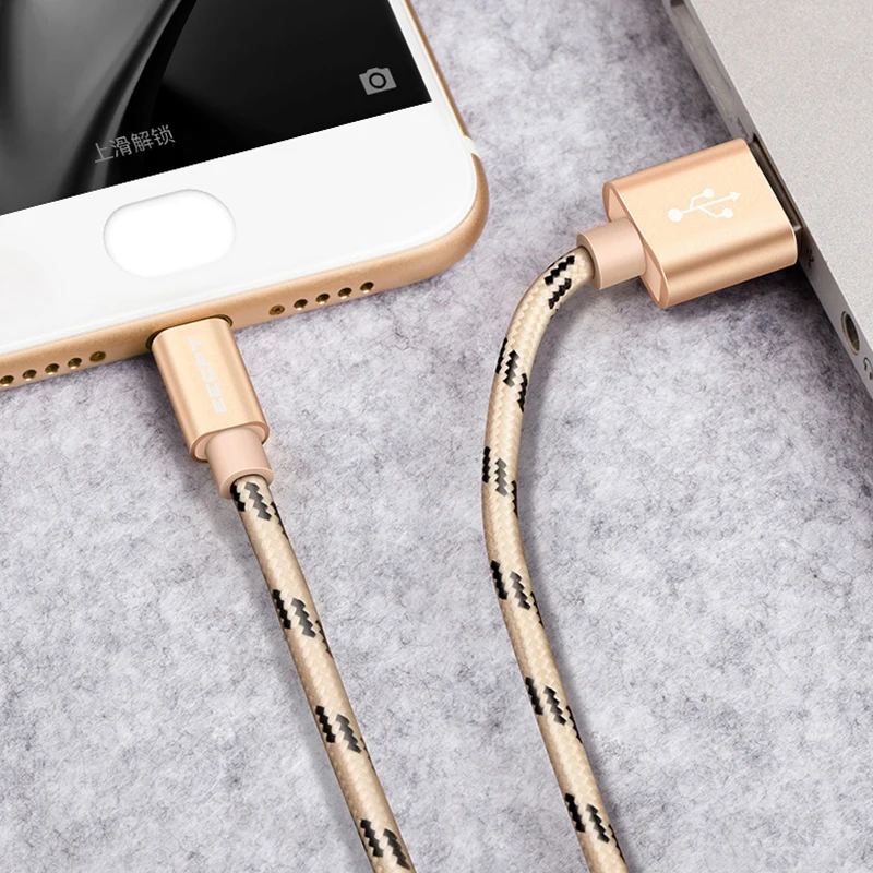 EECPT Micro USB Cable 2.4A Phone USB Charger Cable Fast Charging Wire Data Sync Microusb Cord for Android Samsung S7 S6 Xiaomi