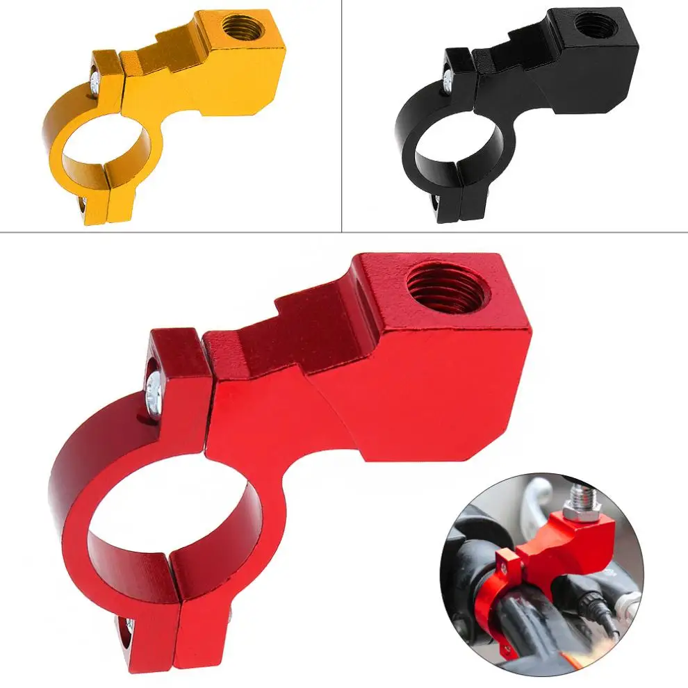 

Universal Motorcycle Rear View Mirror Bracket Mount Adapter Holder Clamp Screw CNC Aluminum 22mm Handlebar